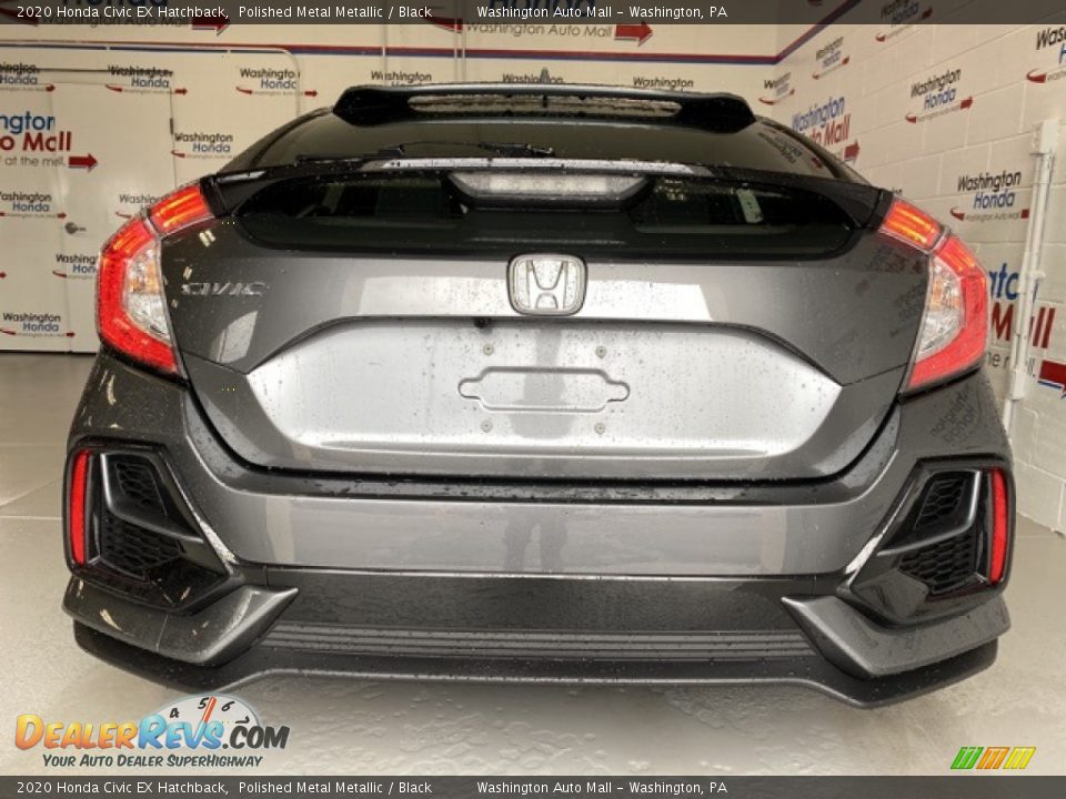 2020 Honda Civic EX Hatchback Polished Metal Metallic / Black Photo #7