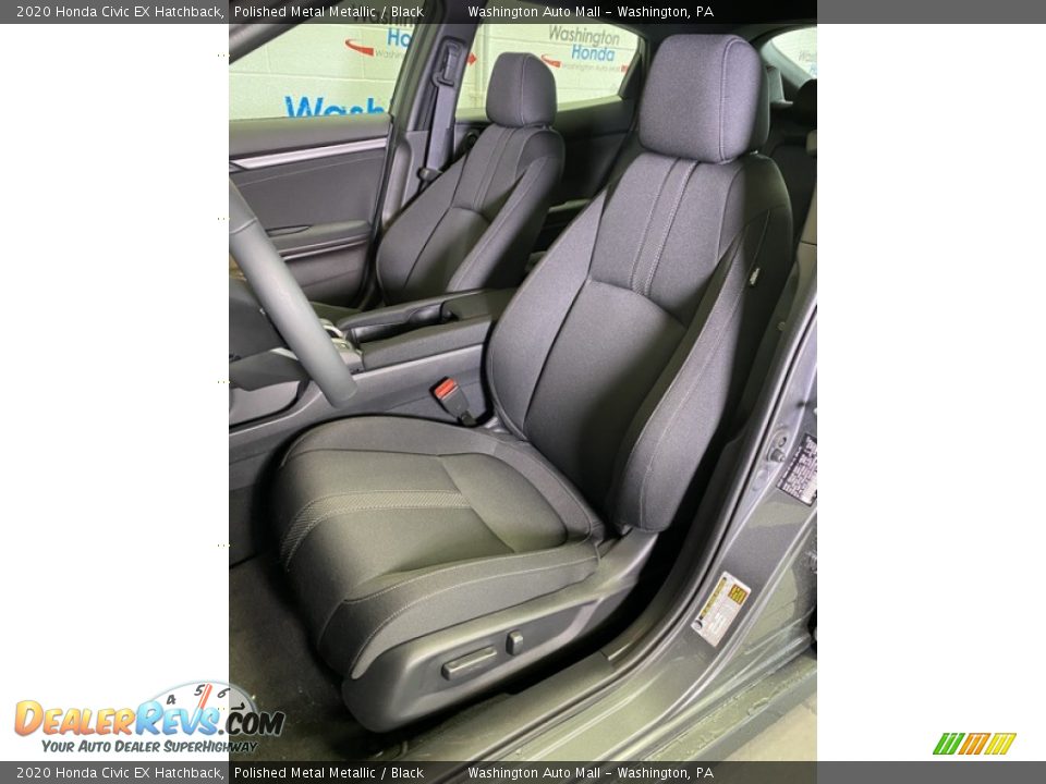 2020 Honda Civic EX Hatchback Polished Metal Metallic / Black Photo #13