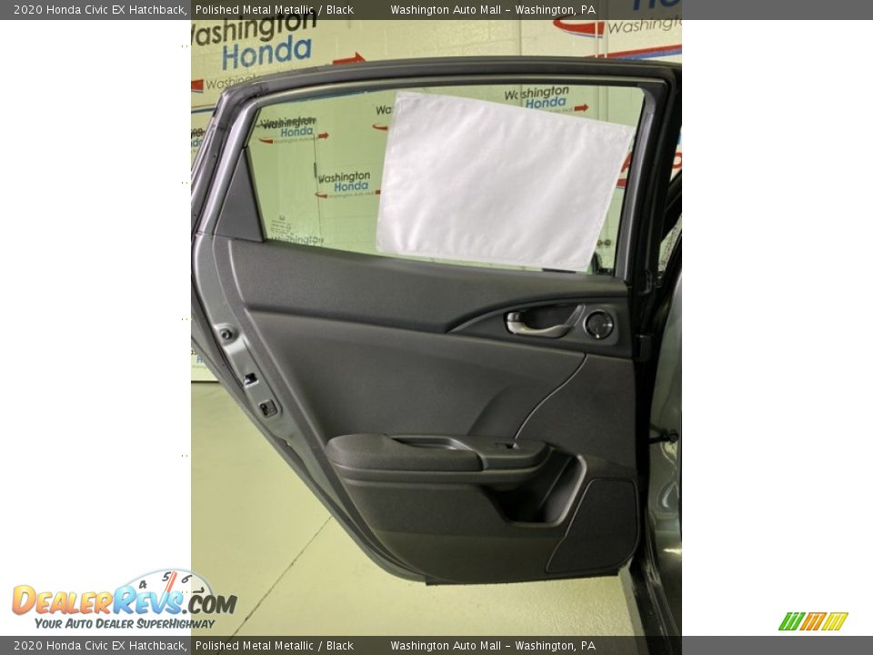 2020 Honda Civic EX Hatchback Polished Metal Metallic / Black Photo #15