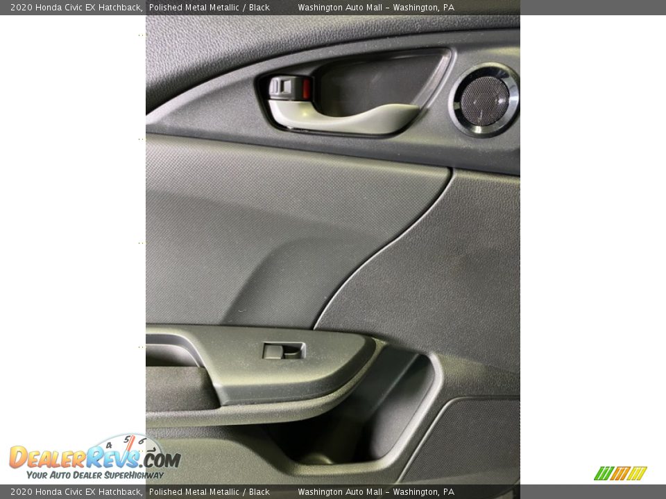 2020 Honda Civic EX Hatchback Polished Metal Metallic / Black Photo #16