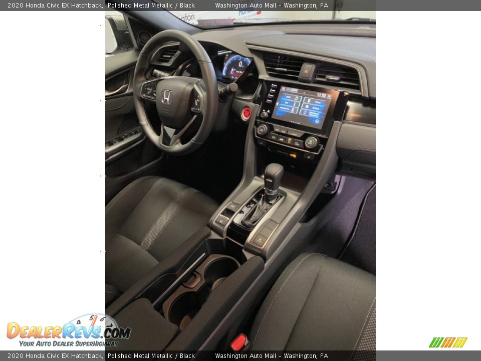 2020 Honda Civic EX Hatchback Polished Metal Metallic / Black Photo #21