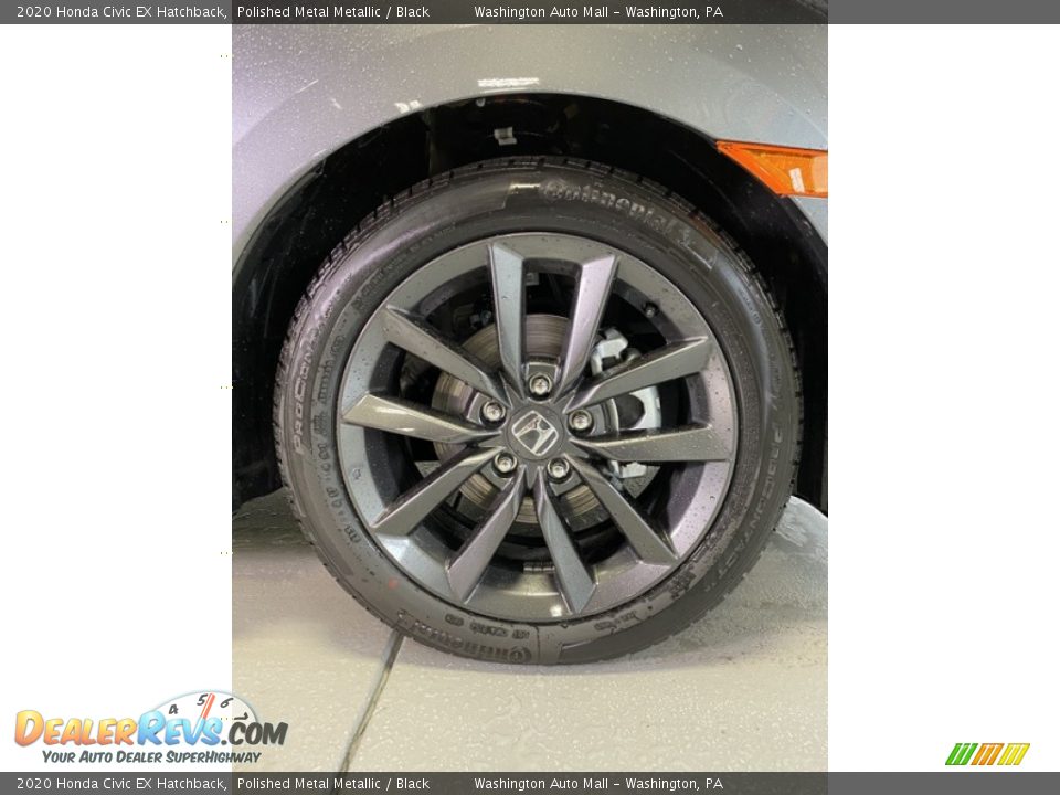 2020 Honda Civic EX Hatchback Polished Metal Metallic / Black Photo #22