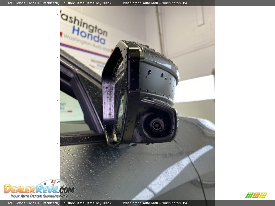 2020 Honda Civic EX Hatchback Polished Metal Metallic / Black Photo #23