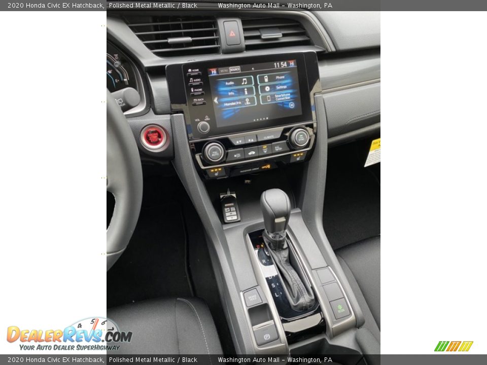 2020 Honda Civic EX Hatchback Polished Metal Metallic / Black Photo #25