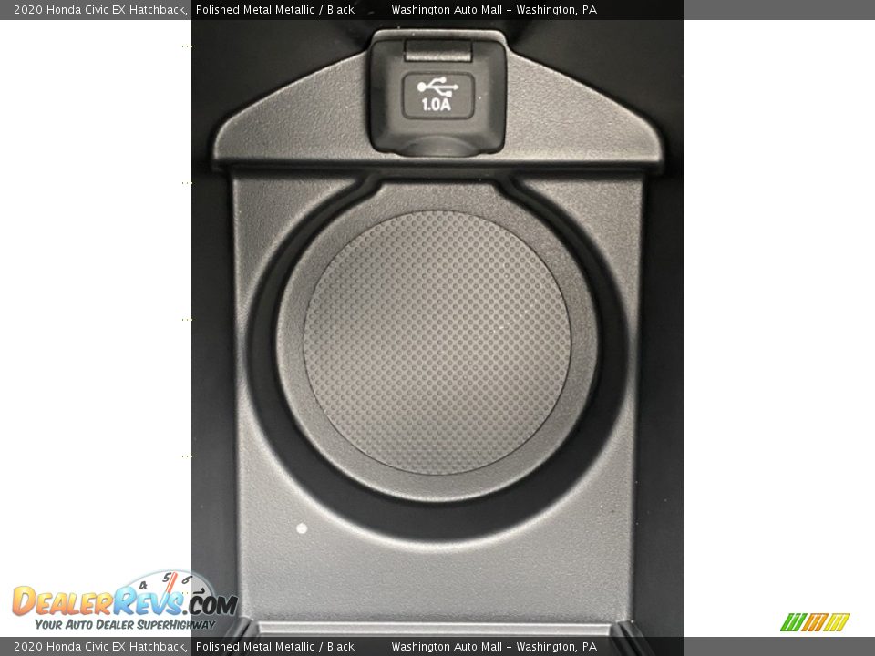 2020 Honda Civic EX Hatchback Polished Metal Metallic / Black Photo #32