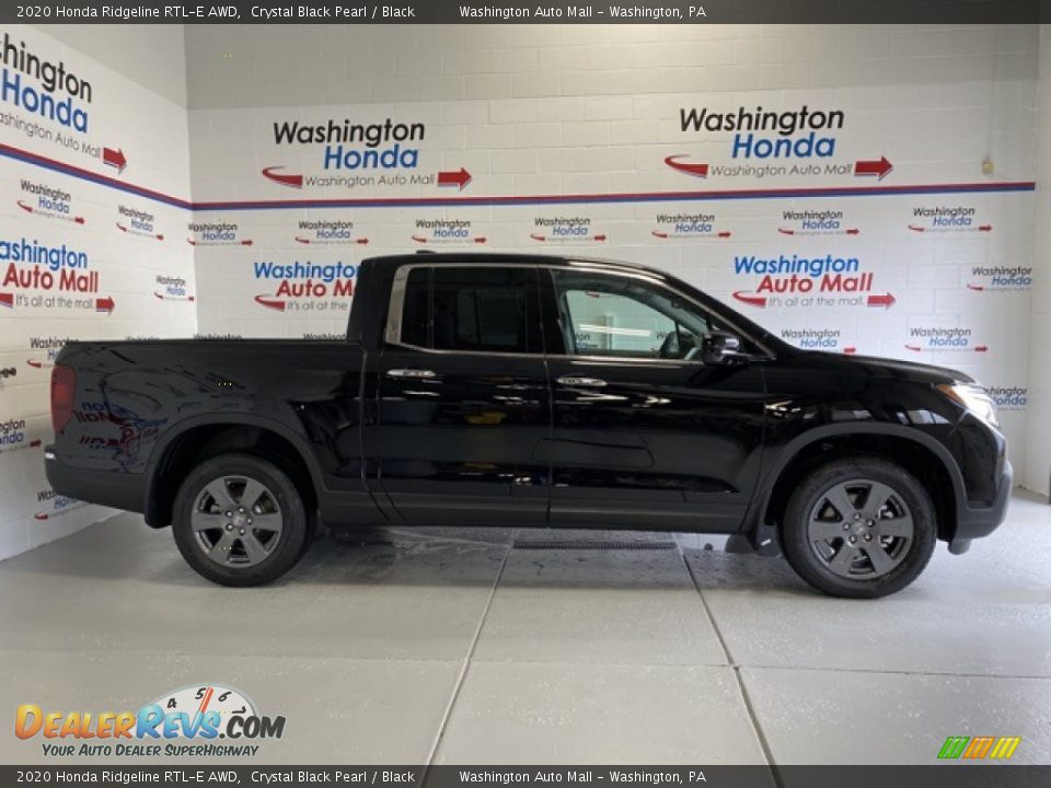 Crystal Black Pearl 2020 Honda Ridgeline RTL-E AWD Photo #1