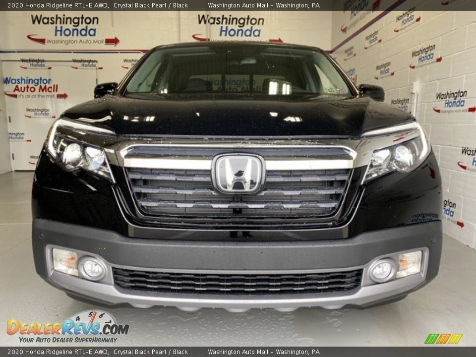 2020 Honda Ridgeline RTL-E AWD Crystal Black Pearl / Black Photo #3