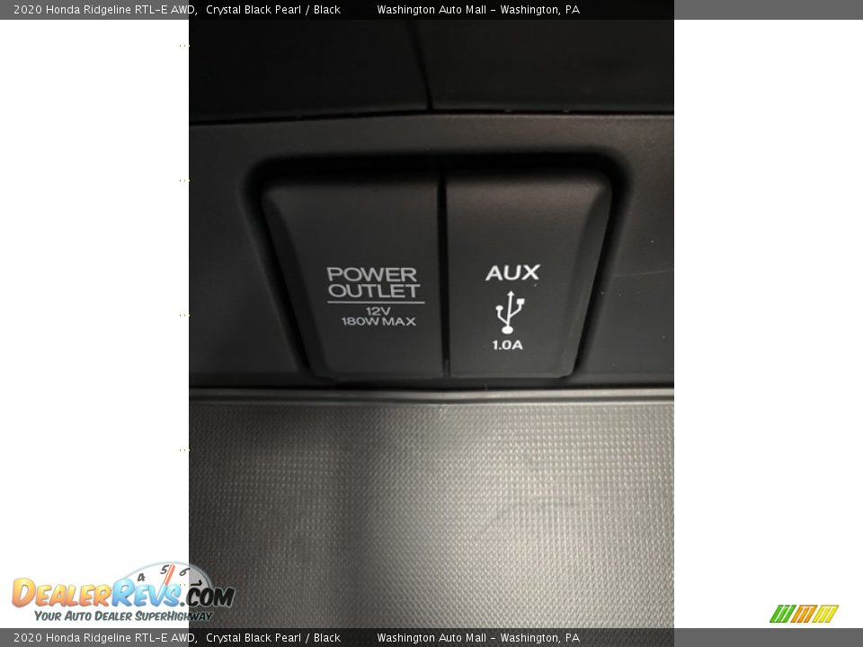 2020 Honda Ridgeline RTL-E AWD Crystal Black Pearl / Black Photo #32