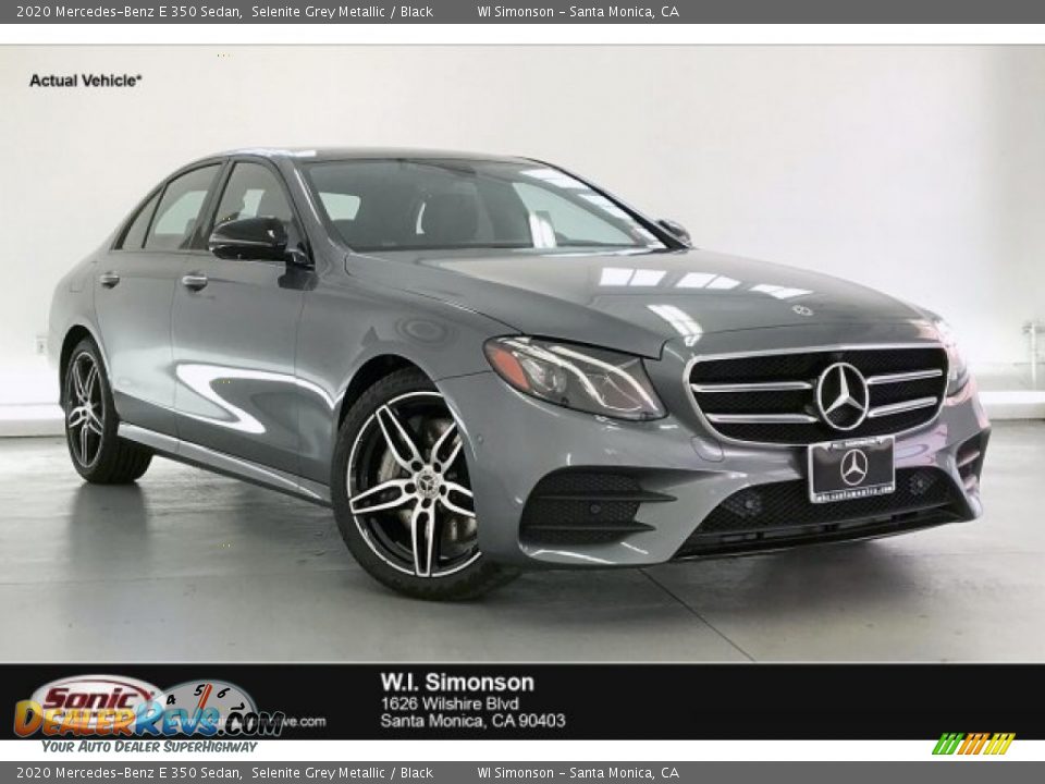 2020 Mercedes-Benz E 350 Sedan Selenite Grey Metallic / Black Photo #1