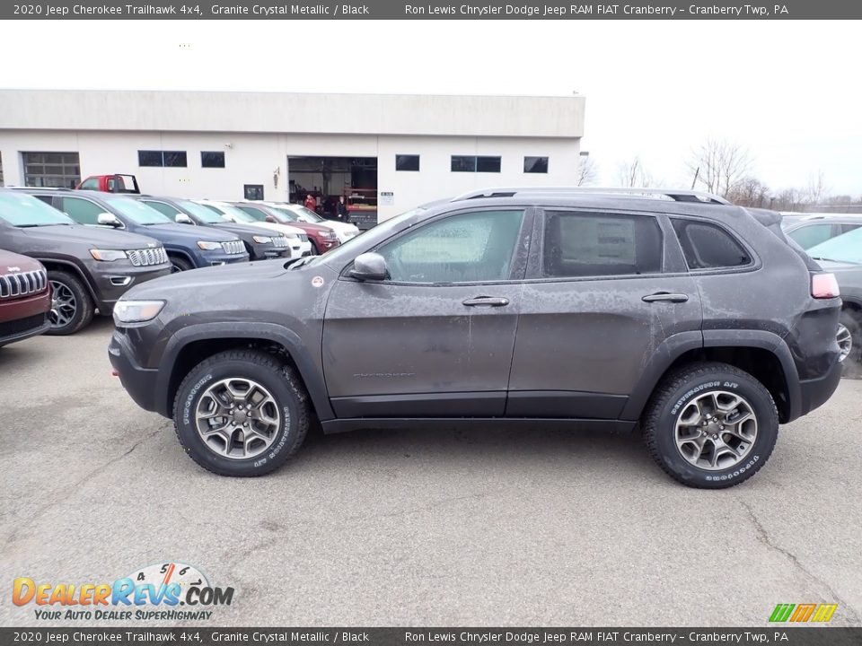 2020 Jeep Cherokee Trailhawk 4x4 Granite Crystal Metallic / Black Photo #2