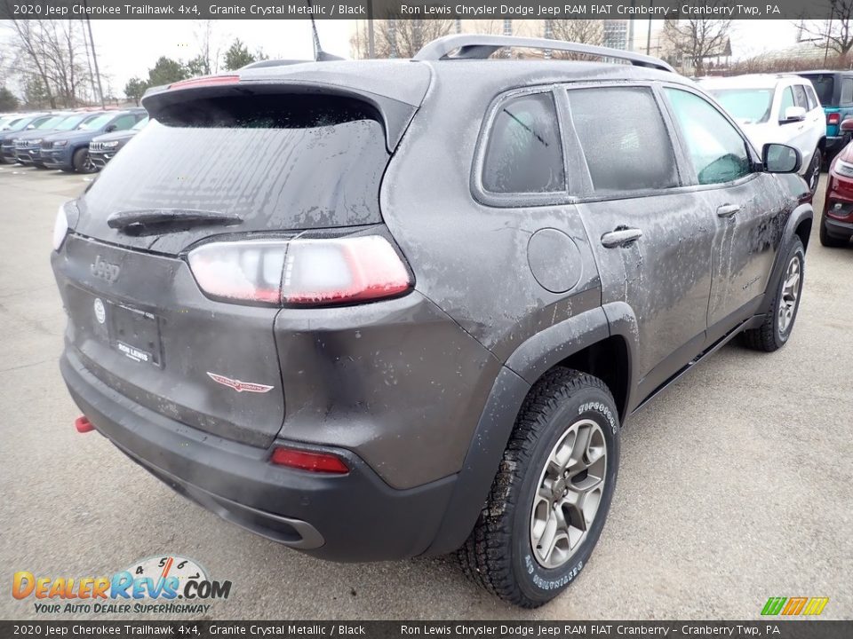 2020 Jeep Cherokee Trailhawk 4x4 Granite Crystal Metallic / Black Photo #5