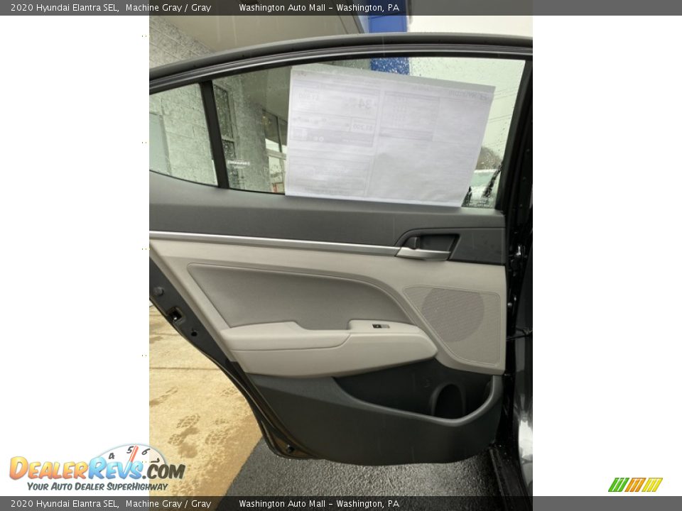 2020 Hyundai Elantra SEL Machine Gray / Gray Photo #16