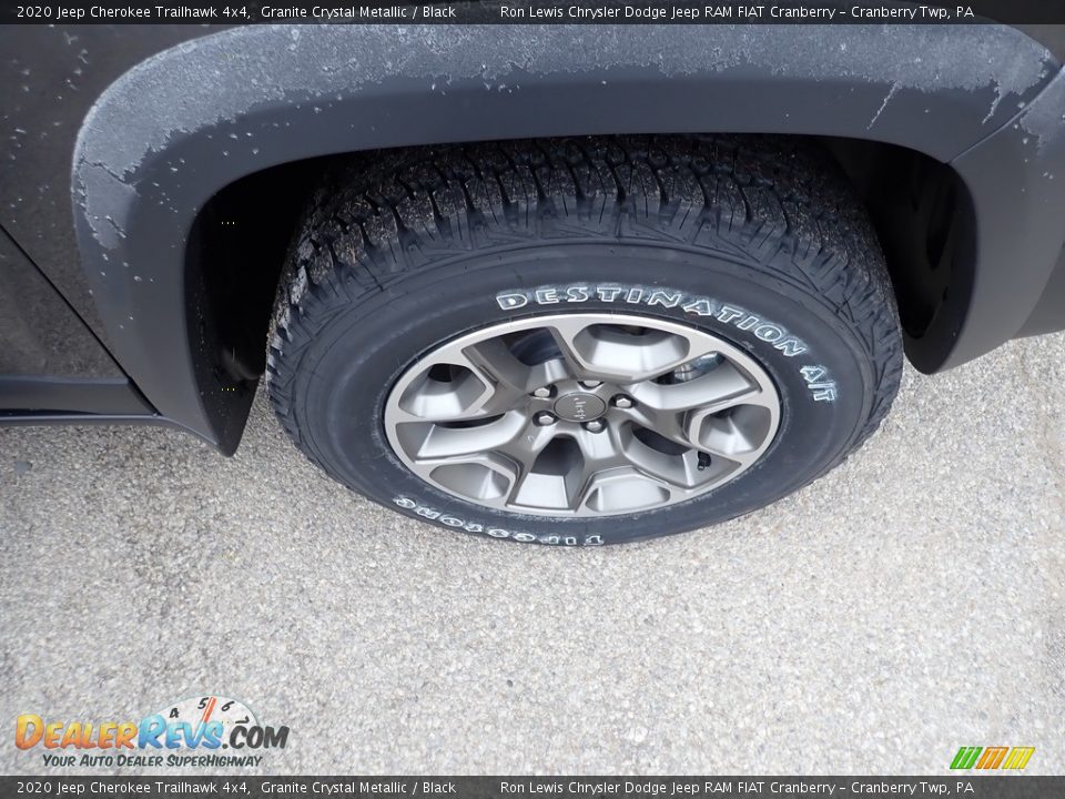 2020 Jeep Cherokee Trailhawk 4x4 Granite Crystal Metallic / Black Photo #9