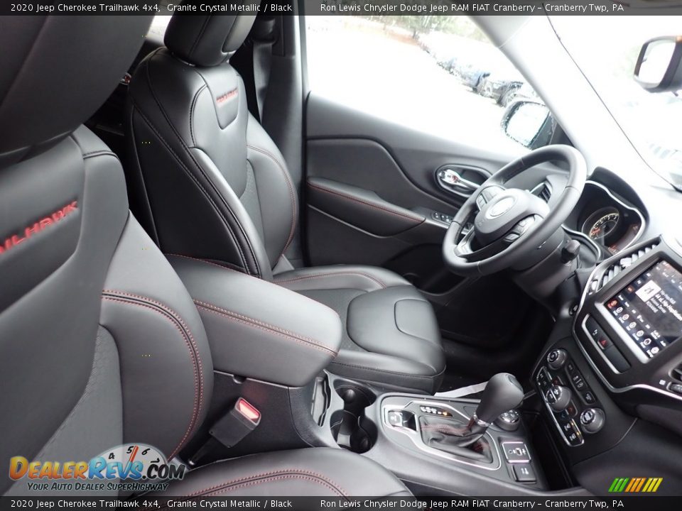 2020 Jeep Cherokee Trailhawk 4x4 Granite Crystal Metallic / Black Photo #10