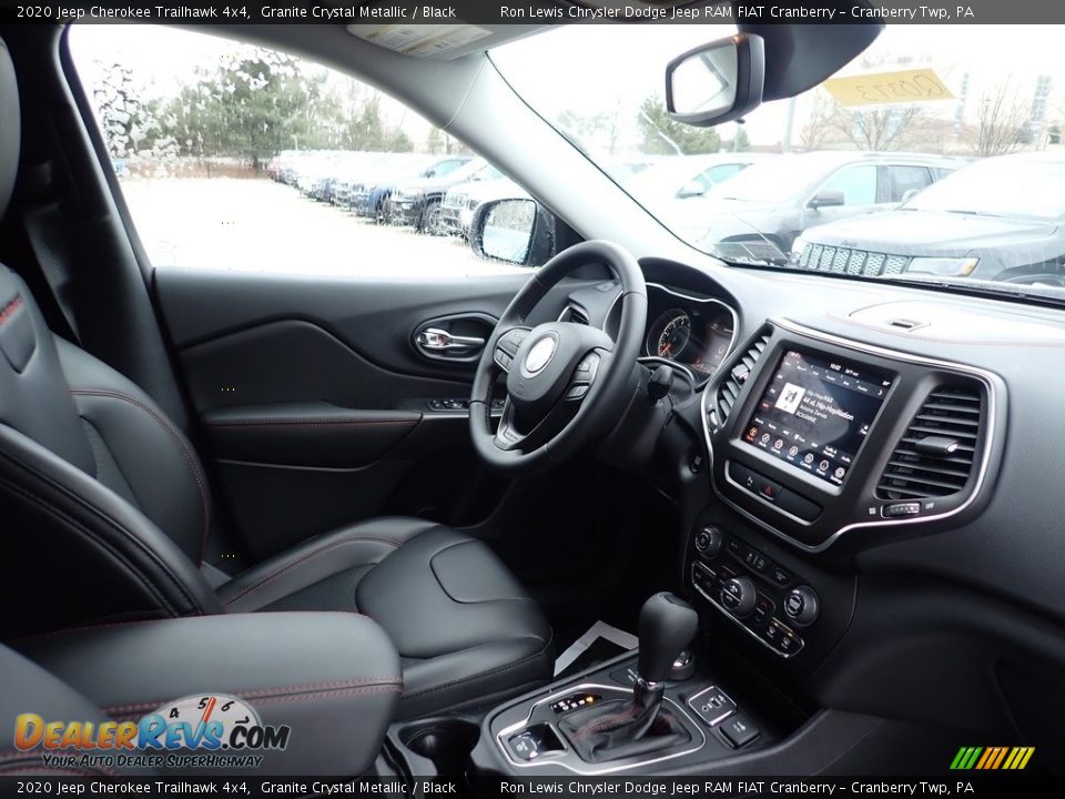 2020 Jeep Cherokee Trailhawk 4x4 Granite Crystal Metallic / Black Photo #11