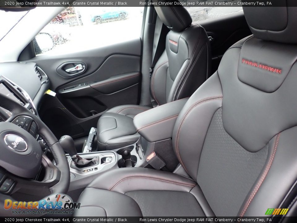 2020 Jeep Cherokee Trailhawk 4x4 Granite Crystal Metallic / Black Photo #13