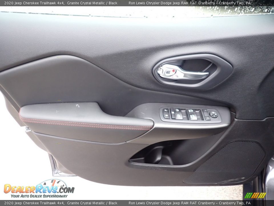 2020 Jeep Cherokee Trailhawk 4x4 Granite Crystal Metallic / Black Photo #14