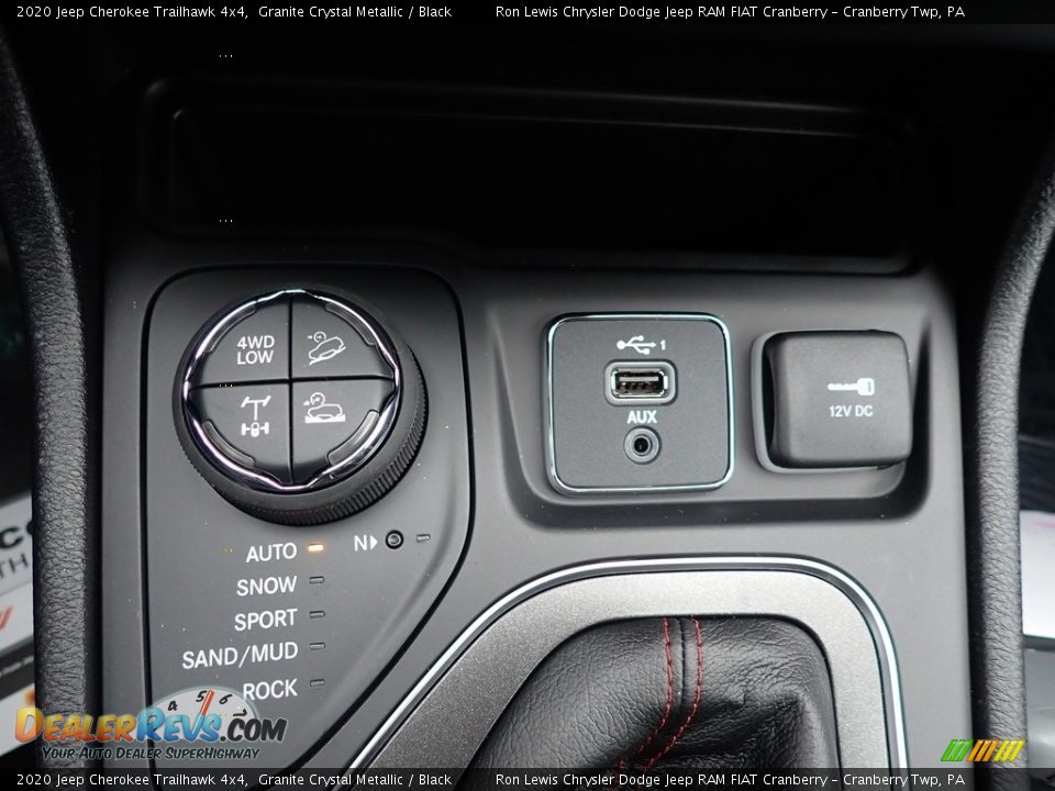 2020 Jeep Cherokee Trailhawk 4x4 Granite Crystal Metallic / Black Photo #20