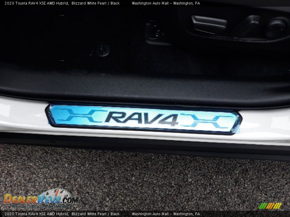 2020 Toyota RAV4 XSE AWD Hybrid Blizzard White Pearl / Black Photo #27