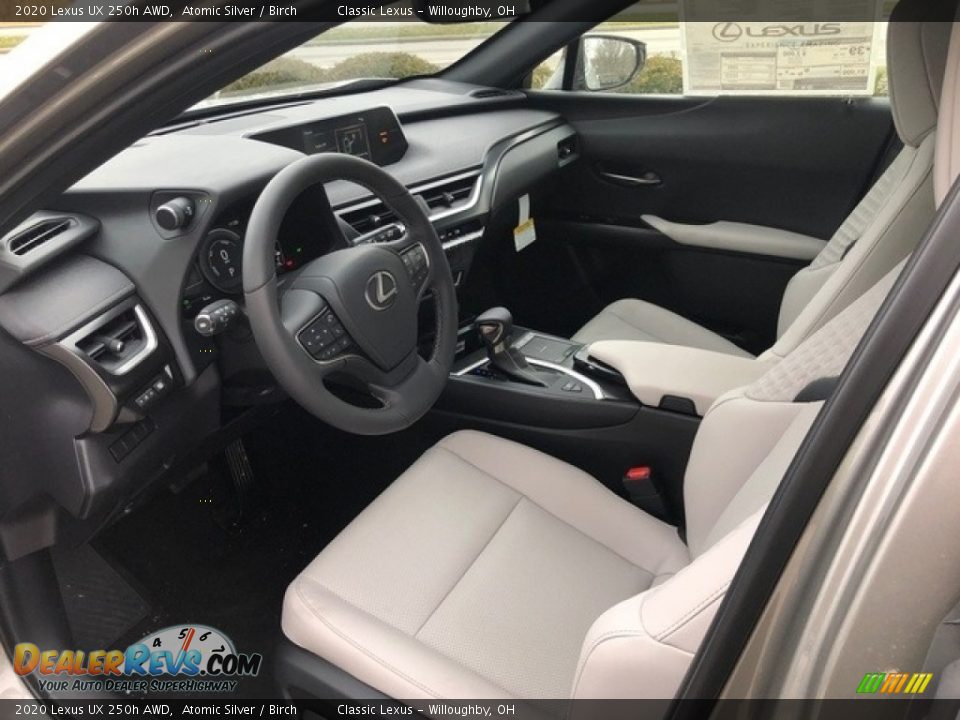 2020 Lexus UX 250h AWD Atomic Silver / Birch Photo #2