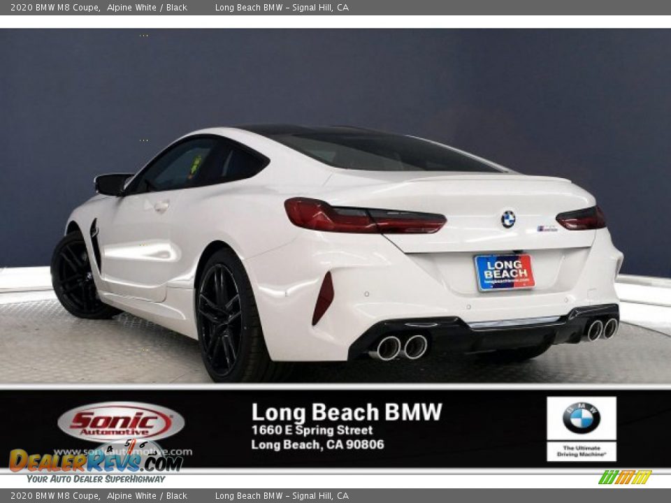 2020 BMW M8 Coupe Alpine White / Black Photo #2