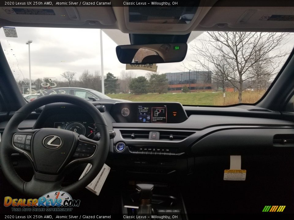 2020 Lexus UX 250h AWD Atomic Silver / Glazed Caramel Photo #3