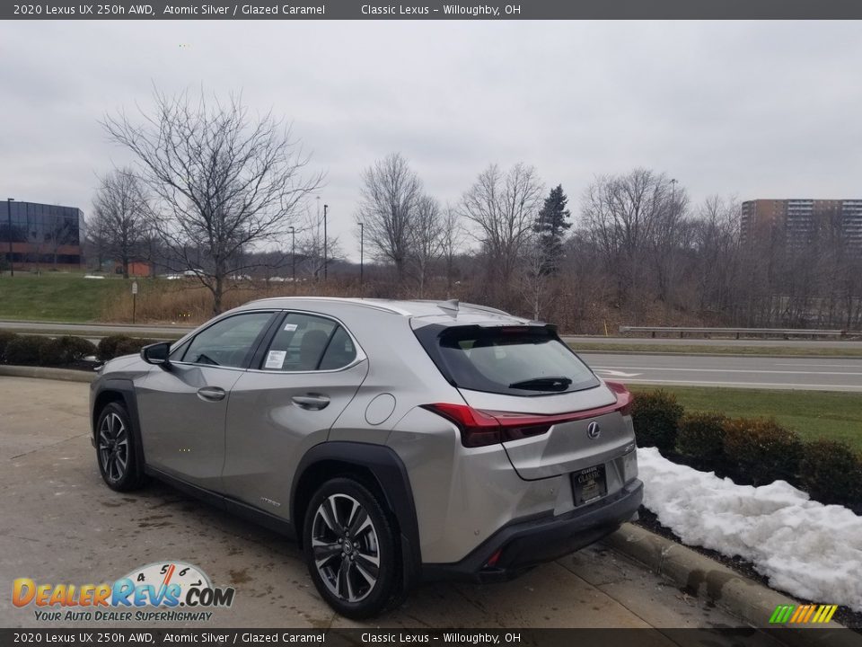 2020 Lexus UX 250h AWD Atomic Silver / Glazed Caramel Photo #5