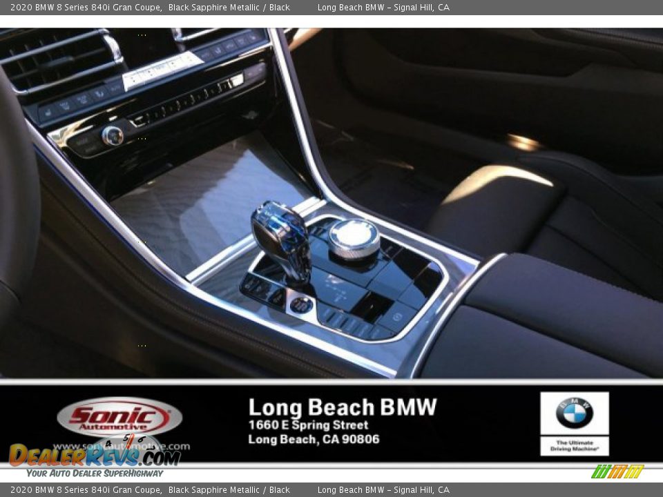 2020 BMW 8 Series 840i Gran Coupe Black Sapphire Metallic / Black Photo #6