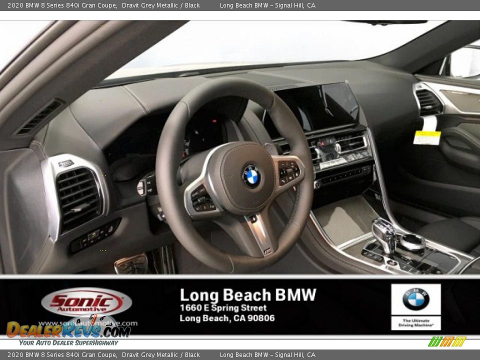 2020 BMW 8 Series 840i Gran Coupe Dravit Grey Metallic / Black Photo #4