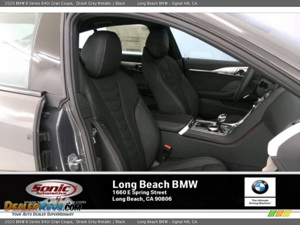 2020 BMW 8 Series 840i Gran Coupe Dravit Grey Metallic / Black Photo #7