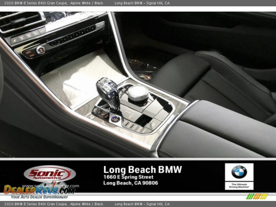 2020 BMW 8 Series 840i Gran Coupe Alpine White / Black Photo #6