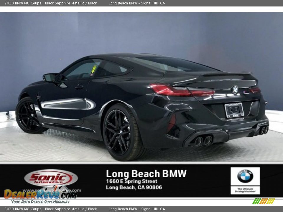 2020 BMW M8 Coupe Black Sapphire Metallic / Black Photo #2