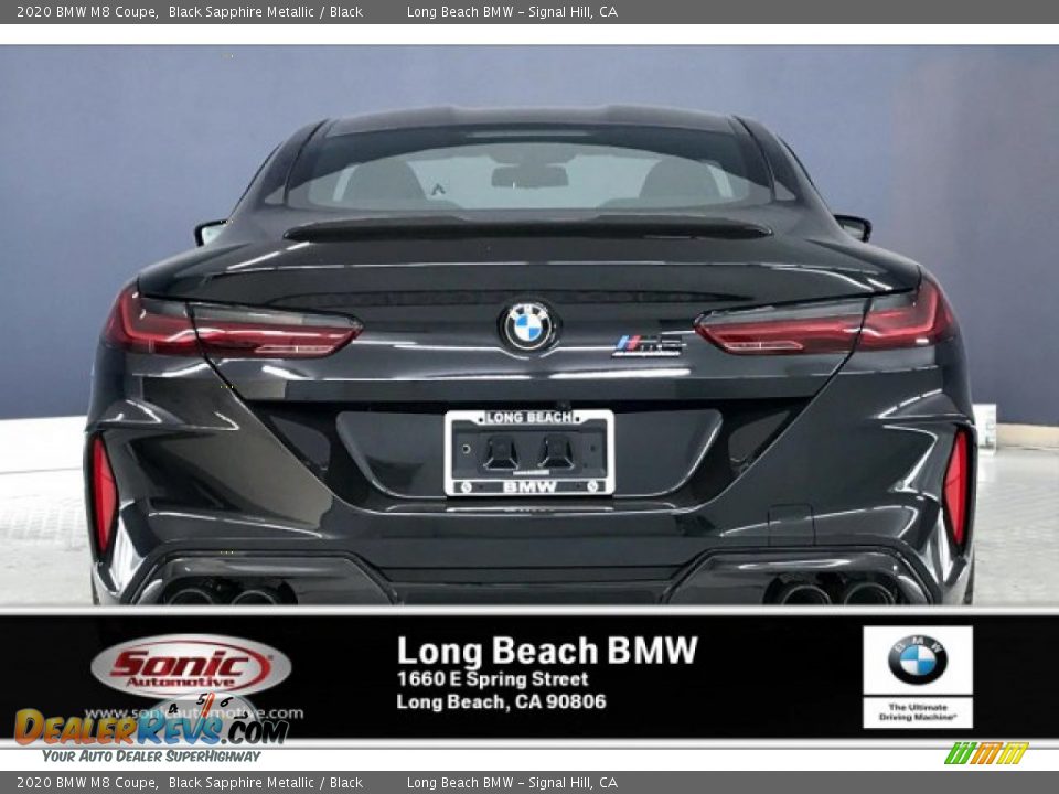 2020 BMW M8 Coupe Black Sapphire Metallic / Black Photo #3