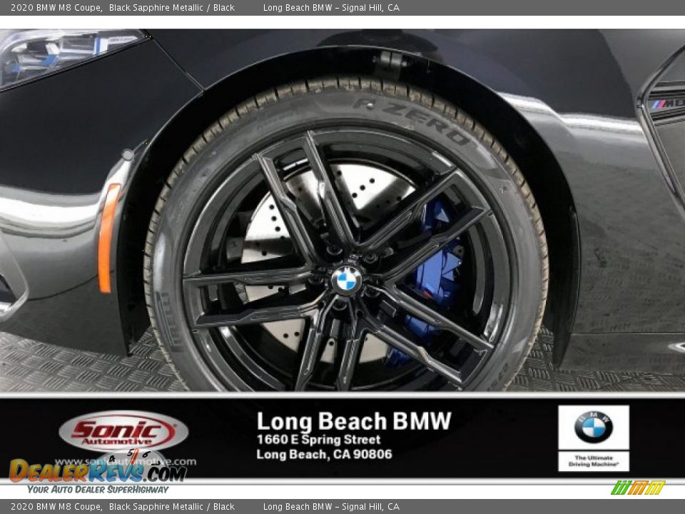 2020 BMW M8 Coupe Black Sapphire Metallic / Black Photo #9