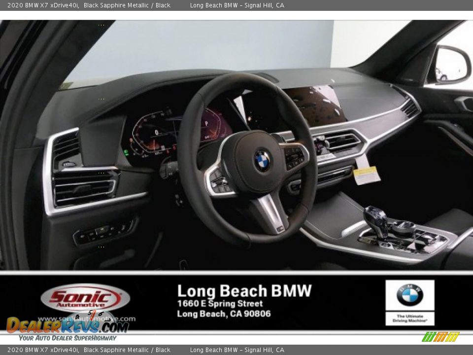 2020 BMW X7 xDrive40i Black Sapphire Metallic / Black Photo #4