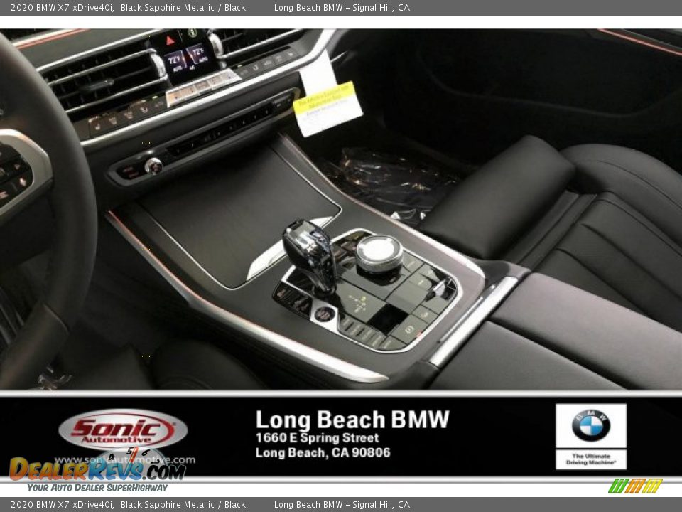 2020 BMW X7 xDrive40i Black Sapphire Metallic / Black Photo #6