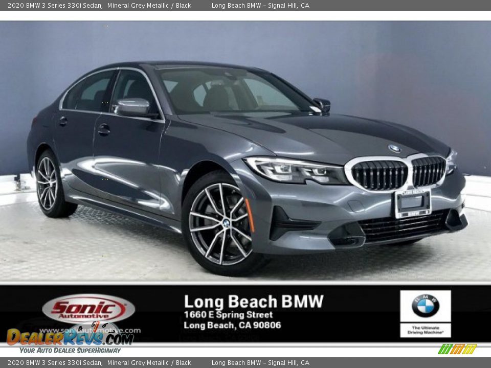 2020 BMW 3 Series 330i Sedan Mineral Grey Metallic / Black Photo #1
