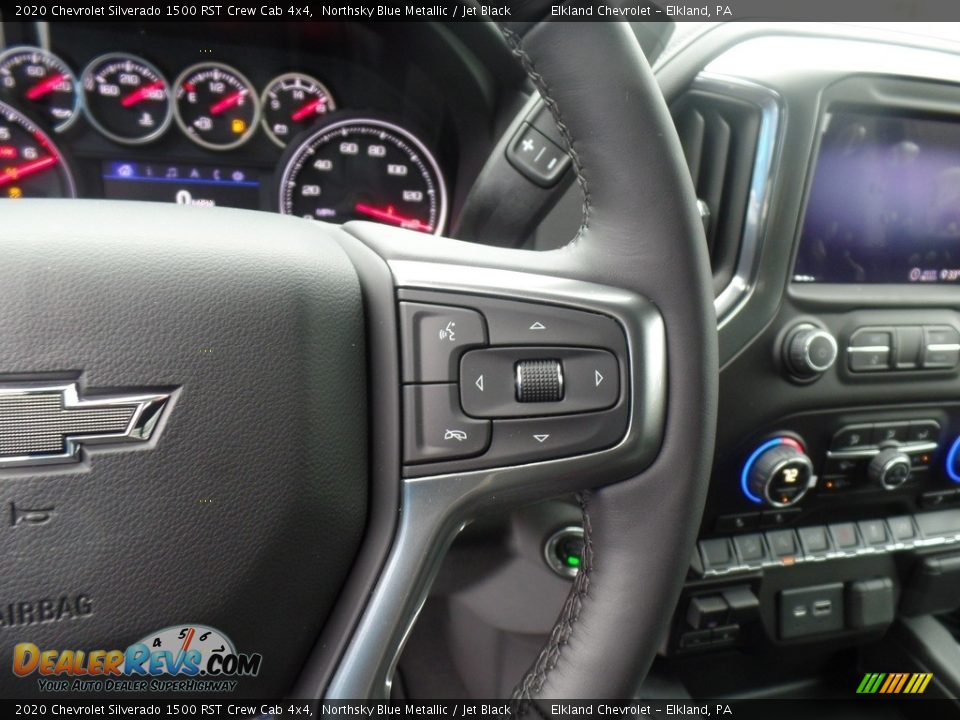 2020 Chevrolet Silverado 1500 RST Crew Cab 4x4 Northsky Blue Metallic / Jet Black Photo #22