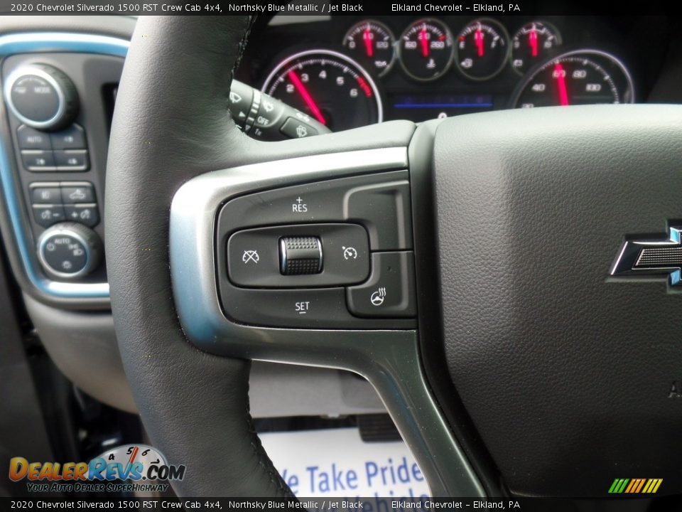 2020 Chevrolet Silverado 1500 RST Crew Cab 4x4 Northsky Blue Metallic / Jet Black Photo #23