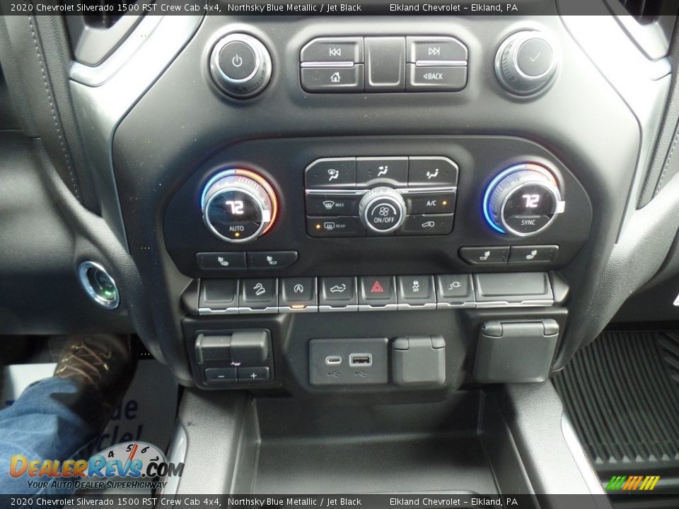 2020 Chevrolet Silverado 1500 RST Crew Cab 4x4 Northsky Blue Metallic / Jet Black Photo #31