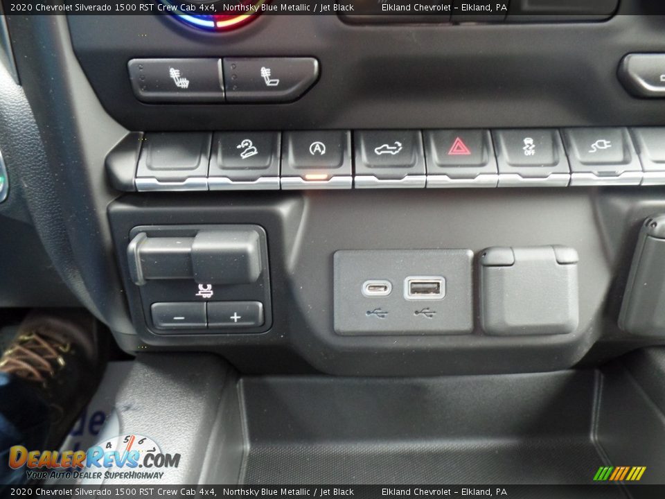2020 Chevrolet Silverado 1500 RST Crew Cab 4x4 Northsky Blue Metallic / Jet Black Photo #32