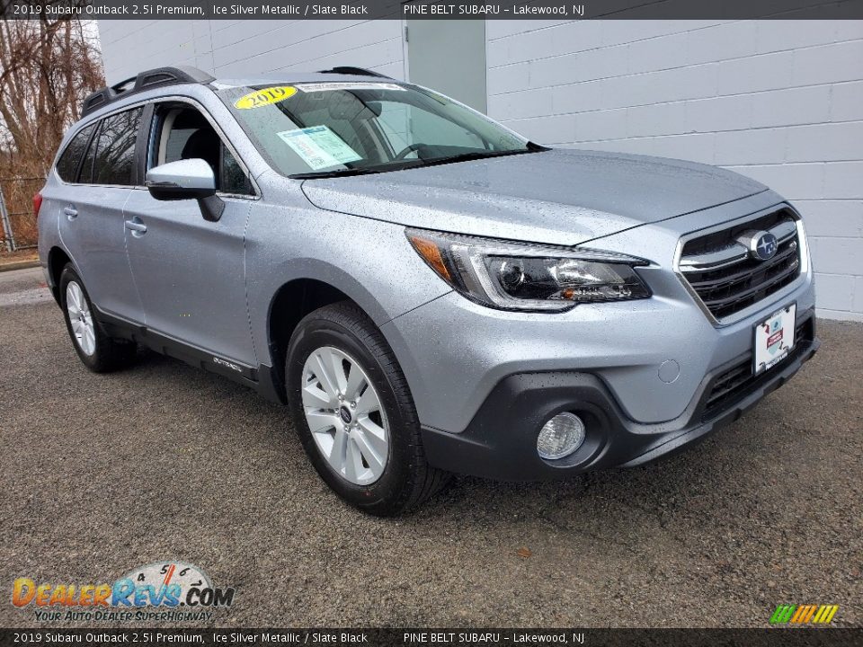 2019 Subaru Outback 2.5i Premium Ice Silver Metallic / Slate Black Photo #1