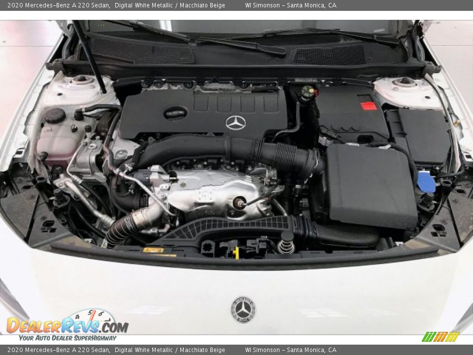 2020 Mercedes-Benz A 220 Sedan Digital White Metallic / Macchiato Beige Photo #8