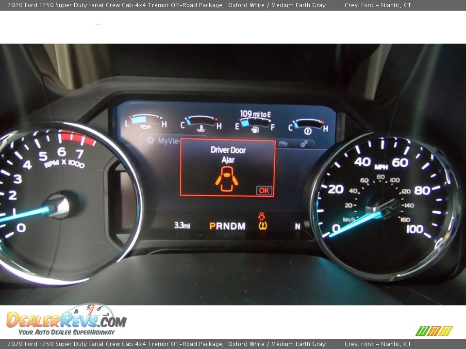 2020 Ford F250 Super Duty Lariat Crew Cab 4x4 Tremor Off-Road Package Gauges Photo #13