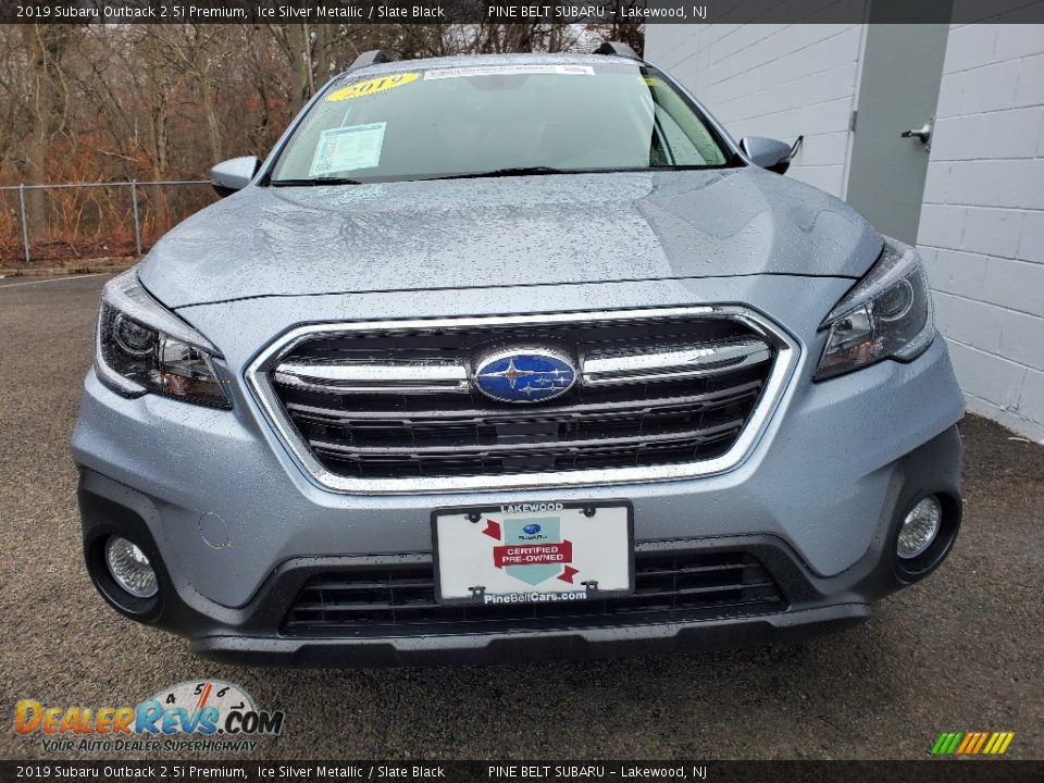 2019 Subaru Outback 2.5i Premium Ice Silver Metallic / Slate Black Photo #9