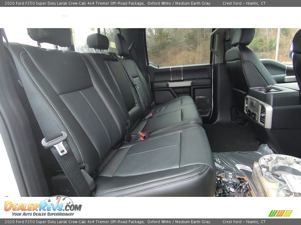 Rear Seat of 2020 Ford F250 Super Duty Lariat Crew Cab 4x4 Tremor Off-Road Package Photo #22