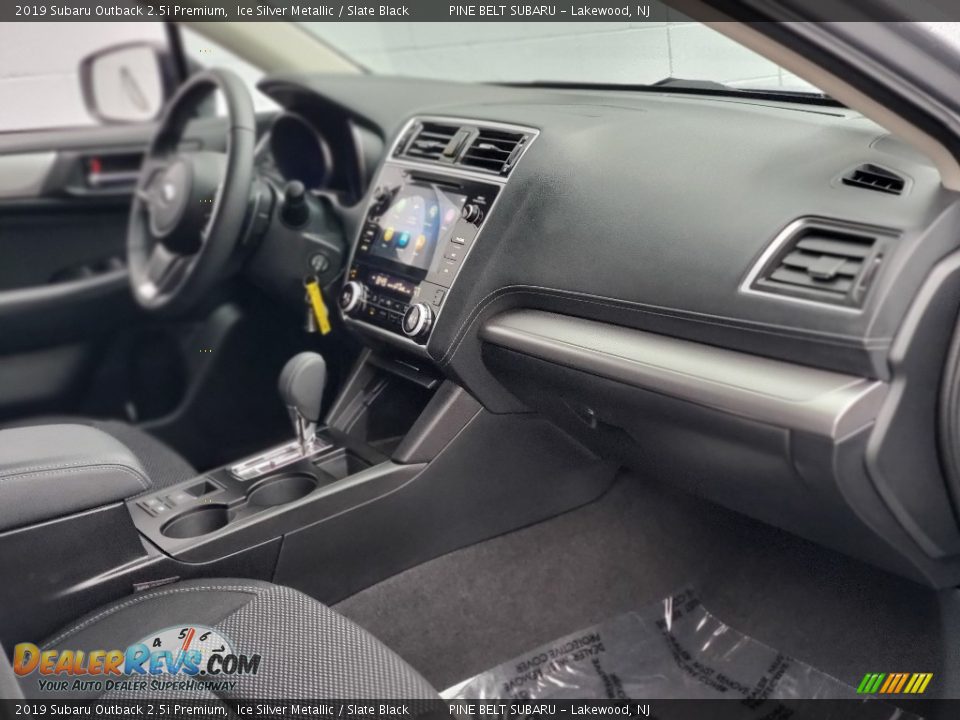 2019 Subaru Outback 2.5i Premium Ice Silver Metallic / Slate Black Photo #13