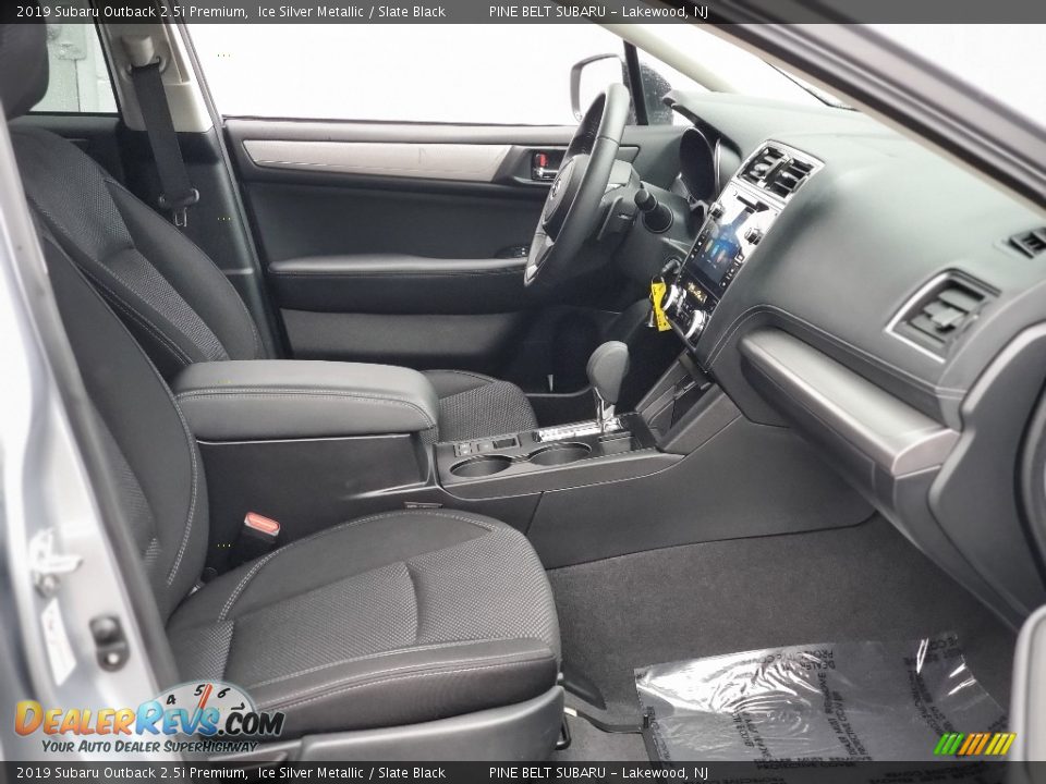 2019 Subaru Outback 2.5i Premium Ice Silver Metallic / Slate Black Photo #14
