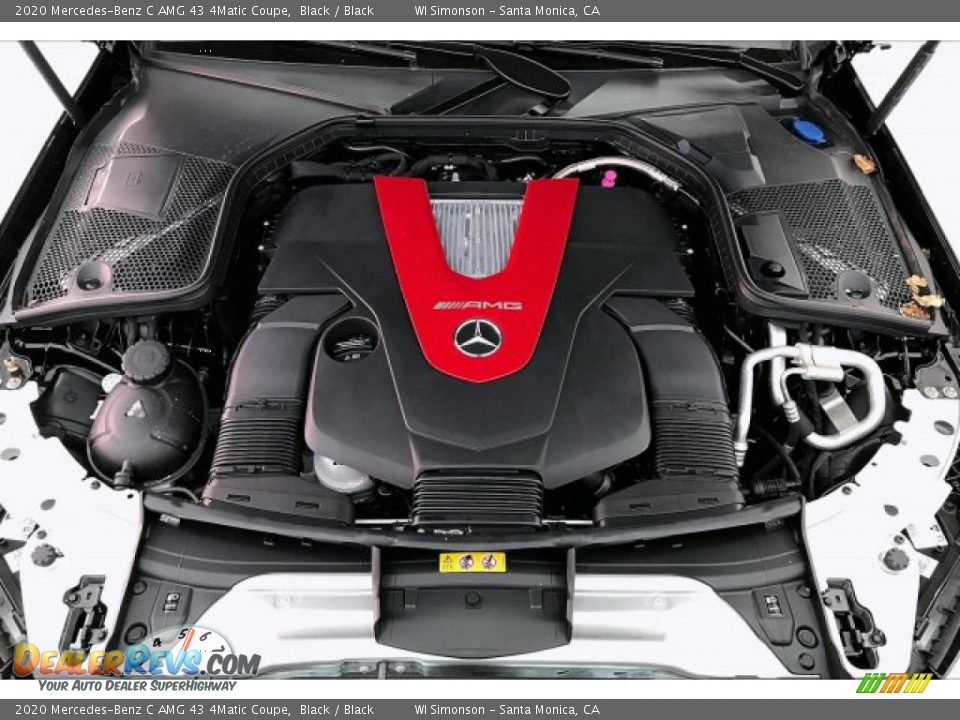 2020 Mercedes-Benz C AMG 43 4Matic Coupe Black / Black Photo #9