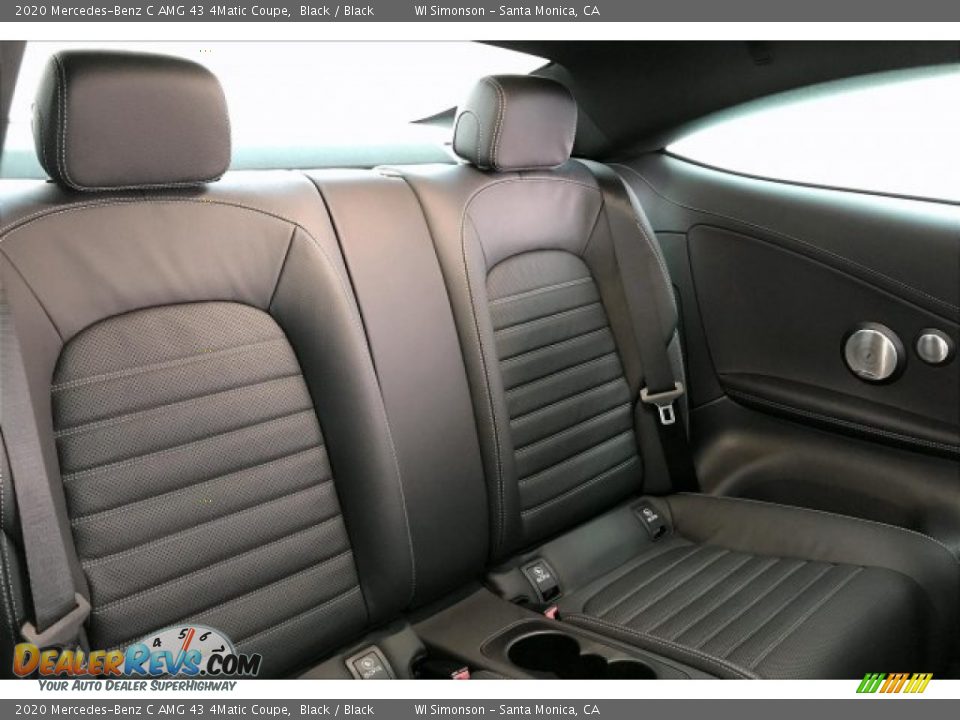 Rear Seat of 2020 Mercedes-Benz C AMG 43 4Matic Coupe Photo #13